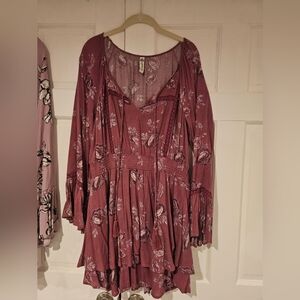 American Rag Floral Dress in Mauve